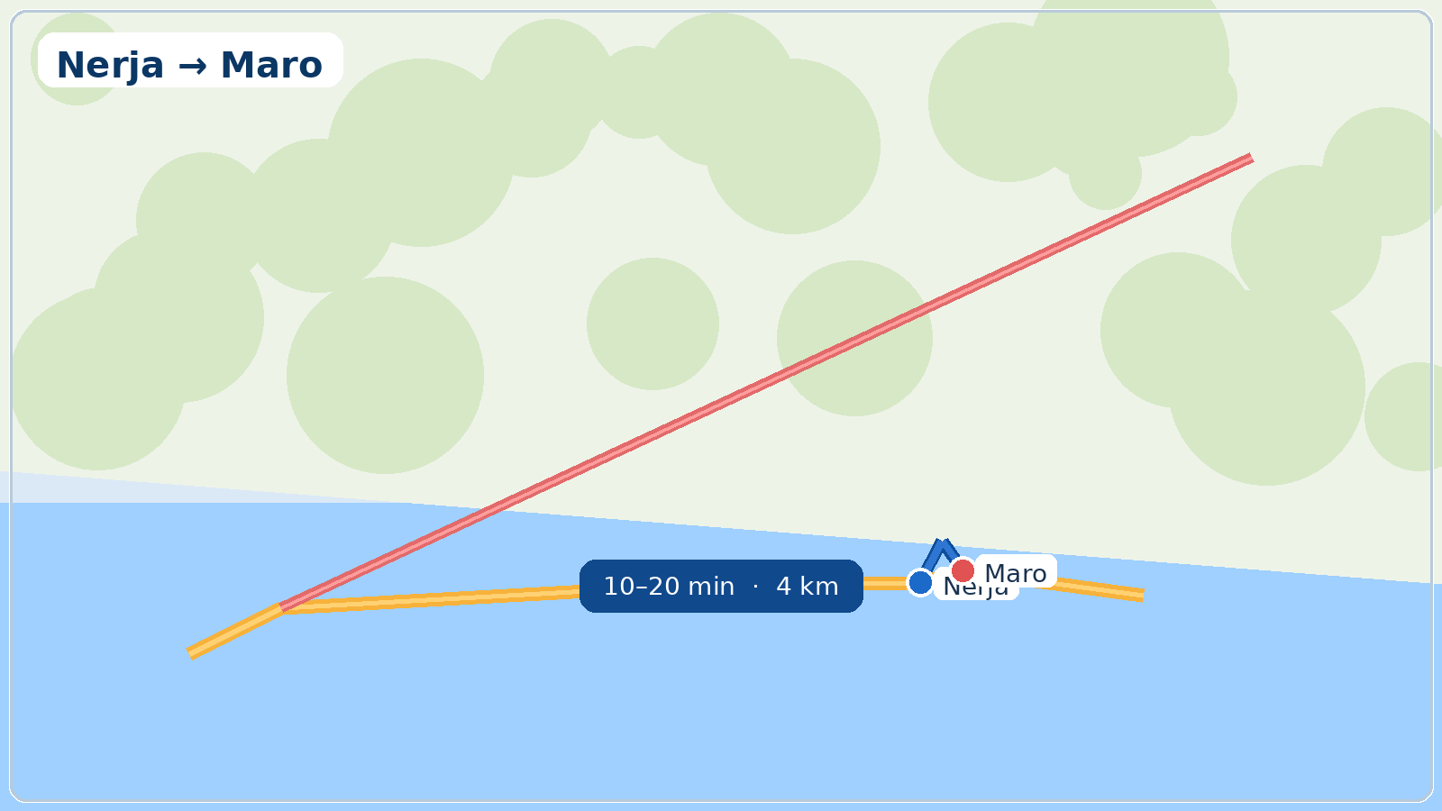 Slik reiser du fra Nerja til Maro map